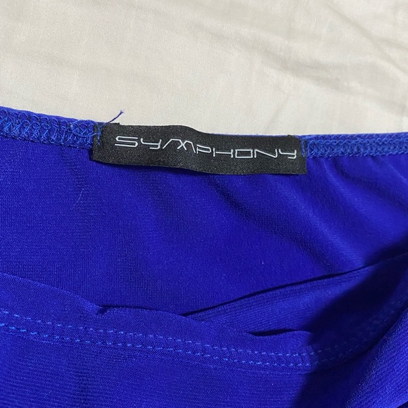 Blue and black mesh sexy dress - Picture 5 of 5